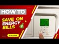 How to SAVE on ENERGY BILLS - The Settings No One is Changing!