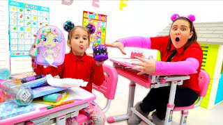 Ruby and Bonnie Pretend Play Learn Numbers and Spelling - Funny Educational Video for Children