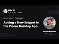 Power Tip: Adding Code Snippets to your Pieces Repository | Pieces for Developers Desktop App