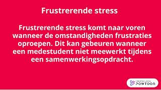 Stress onder hbo-studenten