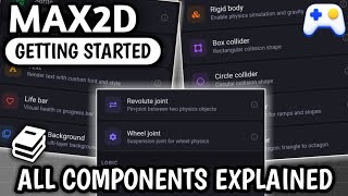Max2D Getting Started: All Components Explained