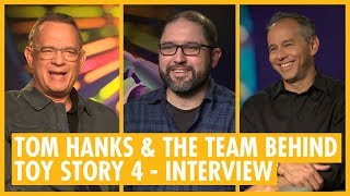 Tom Hanks & The Team Behind Toy Story 4 Interview - Josh Cooley, Jonas Rivera & Mark Nielsen