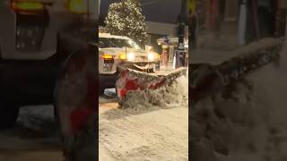 Wow! Snowplows clear out streets in New Orleans #snowstorm