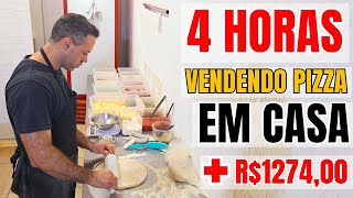 PIZZARIA DELIVERY I NOITE DE TRABALHO I 4 HORAS VENDENDO PIZZA EM CASA E VENDEMOS MAIS DE R$1.270