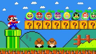 Super Mario Bros. but there are MORE Custom Seeds All Characters!..