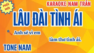 Karaoke Lâu Đài Tình Ái Tone Nam | Nam Trân