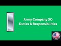 Army Company XO Duties & Responsibilities