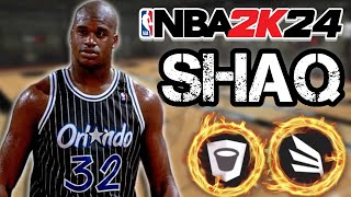 NBA 2K24 BEST CENTER BUILD: SHAQ