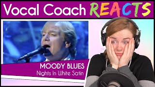 Vocal Coach reacts to Moody Blues - Nights In White Satin (Live)