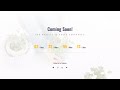 Responsive Coming Soon landing page | HTML SASS & JavaScript.