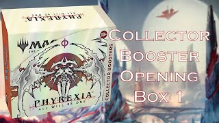 Phyrexia all will be one Collectors Booster Box Opening | MTG | Magic The Gathering | Pack Opening.