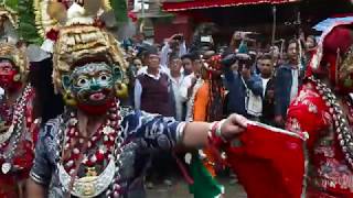 Indra jatra l Di pyakhan Devi Nach l  first day l Basantapur Kathmandu l