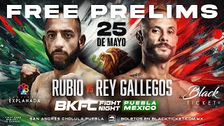 BKFC FIGHT NIGHT MEXICO FREE PRELIM FIGHTS | LIVE!