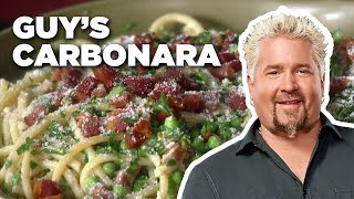 Guy Fieri Makes Carbonara Classica | Guy's Big Bite | Food Network