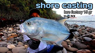 First time strike with shore fishing tackle || not as beautiful as fishing mania || HFB 63