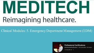 | MEDITECH | Emergency Department Management (EDM) |