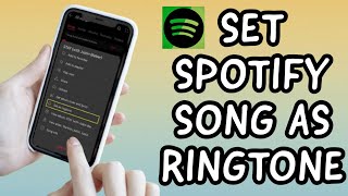 How To Set SPOTIFY Song As Ringtone Android/iOS (UPDATE)