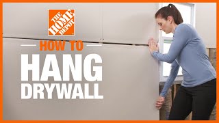 How to Hang Drywall | The Home Depot