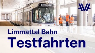 Erste Testfahrten der Limmattal Bahn (LTB)