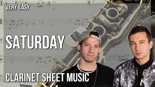 Clarinet Sheet Music: How to play Saturday by Twenty One Pilots