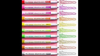 Glitter Outline Double Line Pen Set
