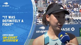 Wang Xinyu On-Court Interview | 2023 US Open Round 3