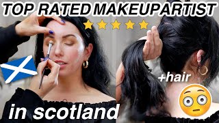a TOP RATED SCOTLAND makeup artist did my makeup...AND I WAS SHOCKED