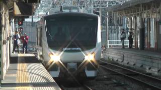 快速 リゾートビューふるさと 長野駅到着 ハイブリット HB-E300系