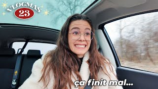 VLOGMAS #23 • De la neige !!! Mais ça finit très mal…