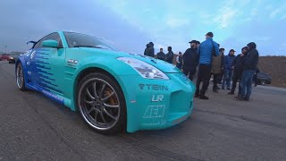 Nissan 350Z stage 1 300HP RWD vs MARK 2 1JZ-GTE 350HP