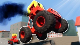 LITTLE TIKES MONSTER TRUCK RACE! - Brick Rigs Multiplayer Gameplay - Lego Racing