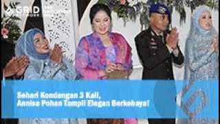 Sehari Kondangan 3 Kali, Annisa Pohan Tampil Elegan Berkebaya!