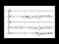 adagio in a flat major for brass quintet perusal score