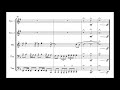 adagio in a flat major for brass quintet perusal score