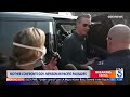 mother confronts governor newsom in pacific palisades