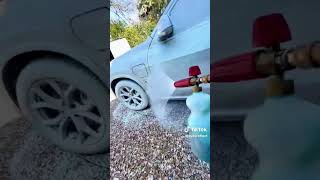 BMW X5 xDrive45e 沉浸式洗車(BMW X5 xDrive45ecar wash steps) #自助洗車 #沉浸式洗車