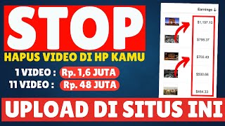 UPLOAD VIDEO 5 DETIK DIGAJI 10 JUTA, CARI CUAN DI INTERNET- Cara Dapat Uang Dari Internet