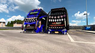 (LIVE)...EUROTRUCK SIMULATOR 2   เทสHINO MEGA 1.47 หาบัคเพื่อแก้ต่อ