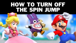 How to Turn Off the Spin Jump in New Super Mario Bros. U Deluxe