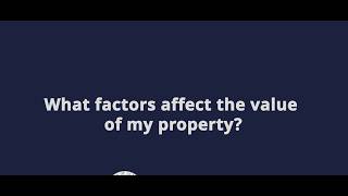 What factors affect value of my property? #taxes