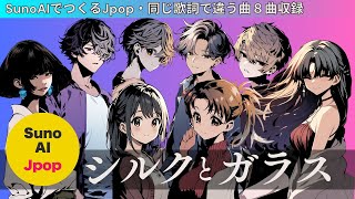 【イケボ＆カワボ♡8人のボーカルが贈る】シルクとガラス― すれ違う心、それでも愛しい｜SunoAIのJpop［AI作曲］