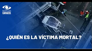 Imágenes desde el aire del desplome de la cabina del Metrocable de Medellín: una persona falleció