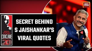 What's The Secret Behind EAM S Jaishankar's Viral Quotes? Jaishankar Drops A Subtle Hint