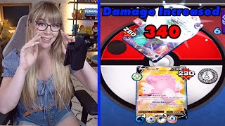 Wrecking people with Eggs in the Pokémon Trading Card Game Online!!! Blissey V gameplay!