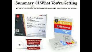 SkillFront ISO Certifications For Businesses