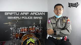 BRIPTU ARIF ARDIAN | SEMERU POLICE BAND | BEHIND THE KIT