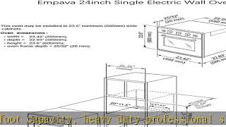 Empava 6 Cooking Functions Mechanical Knobs Control in Stainless Steel EMPV-24WOB14, 24 Inch