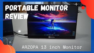 Portable Monitor Review - Arzopa 13.3 inch, 2K. Small, Thin, and Light!
