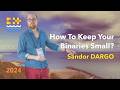 How to Keep C++ Binaries Small - Techniques for C++ Optimization - Sandor Dargo - C++ on Sea 2024