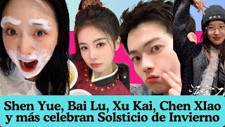 CHINESEDRAMA Shen Yue, Bai Lu, Xu Kai, Yang Zi, Song WeiLong, Zhao JinMai celebran SOlsticiodeInvier